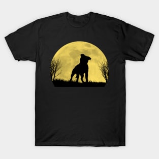 Under the moon staffie T-Shirt